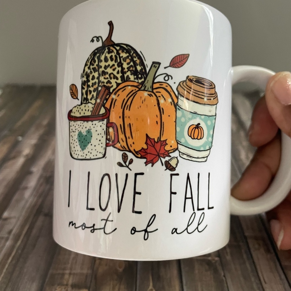 I Love Fall Coffee Mug - Picture 4 of 5